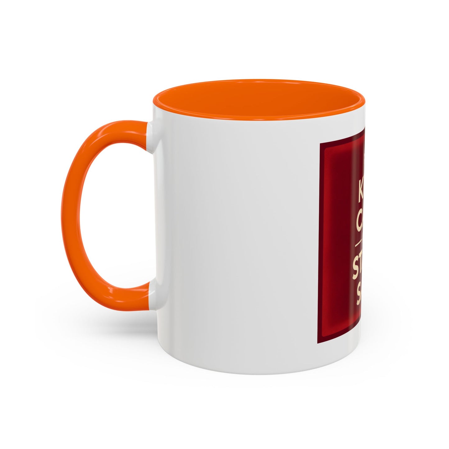 Keep Calm and Stack Sats Ceramic Coffee Mug