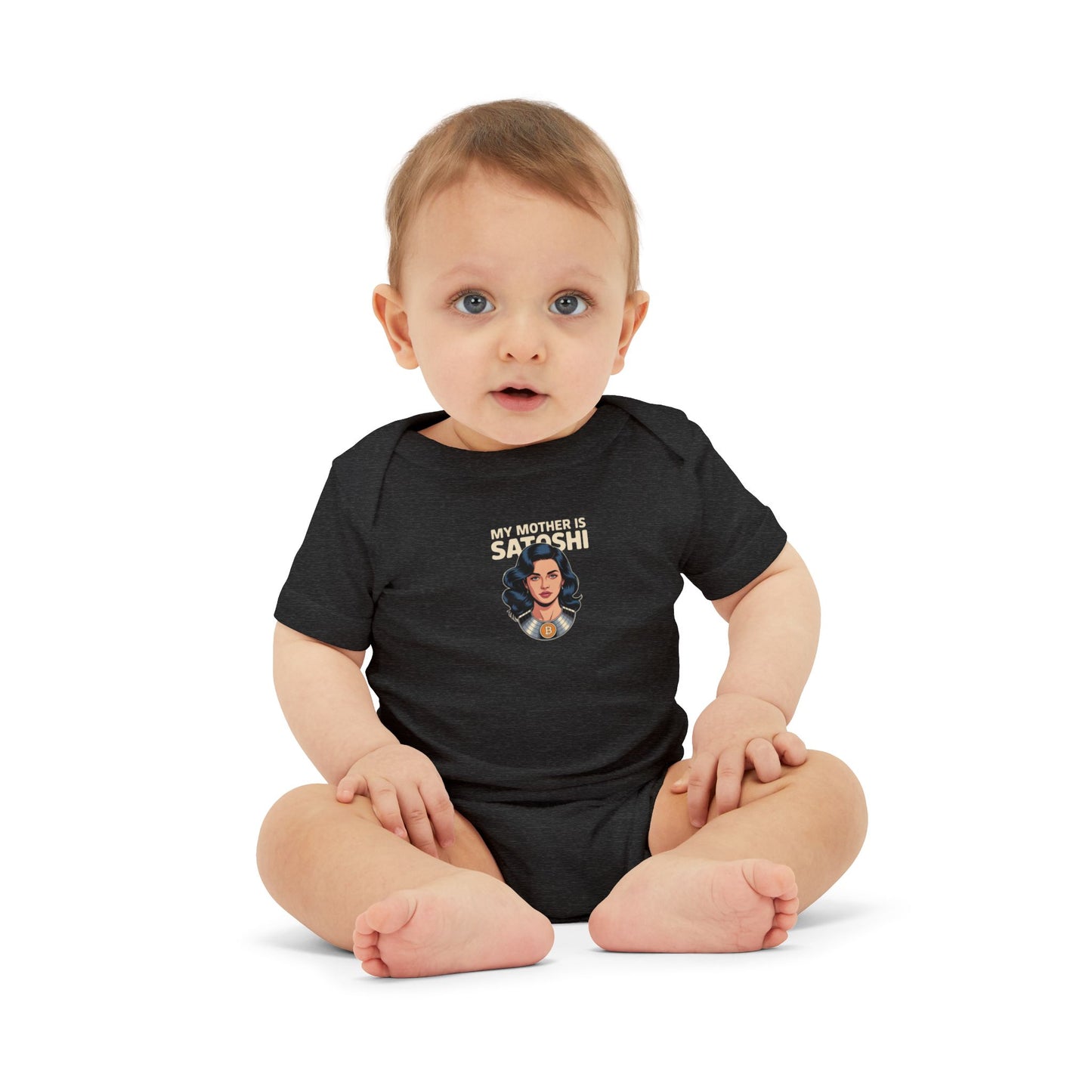 "My Mother is Satoshi" Baby Onesie