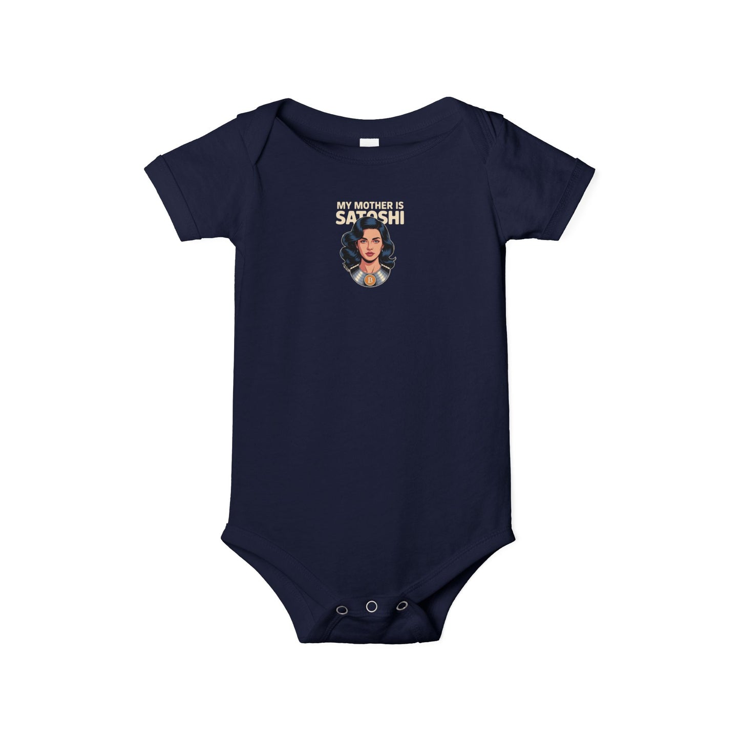 "My Mother is Satoshi" Baby Onesie