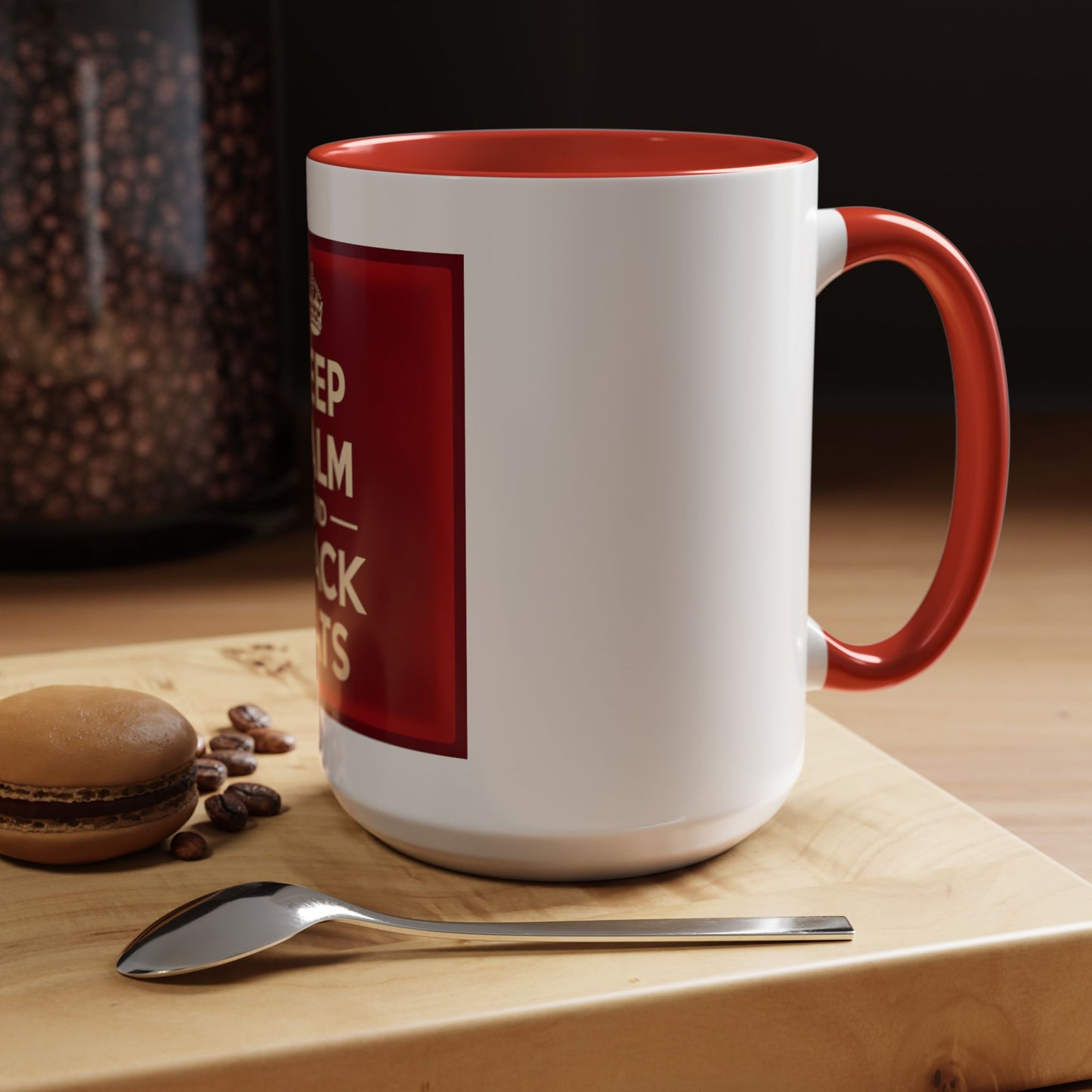 Keep Calm and Stack Sats Ceramic Coffee Mug