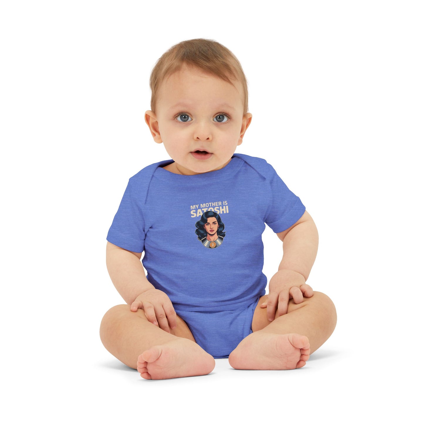 "My Mother is Satoshi" Baby Onesie