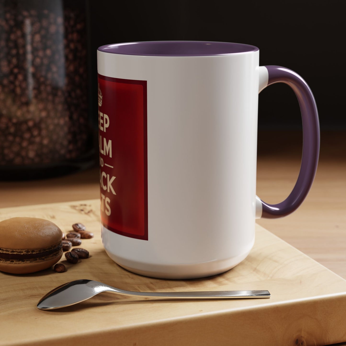 Keep Calm and Stack Sats Ceramic Coffee Mug