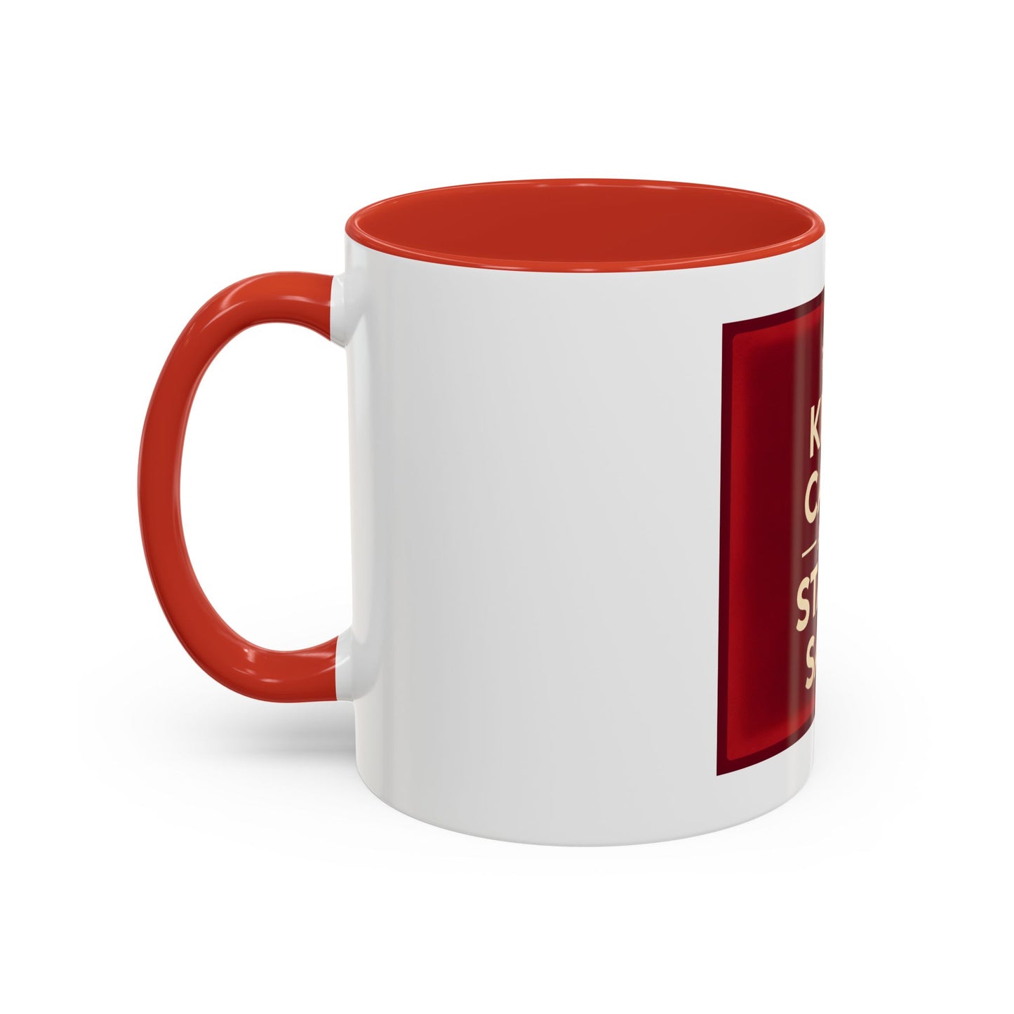 Keep Calm and Stack Sats Ceramic Coffee Mug