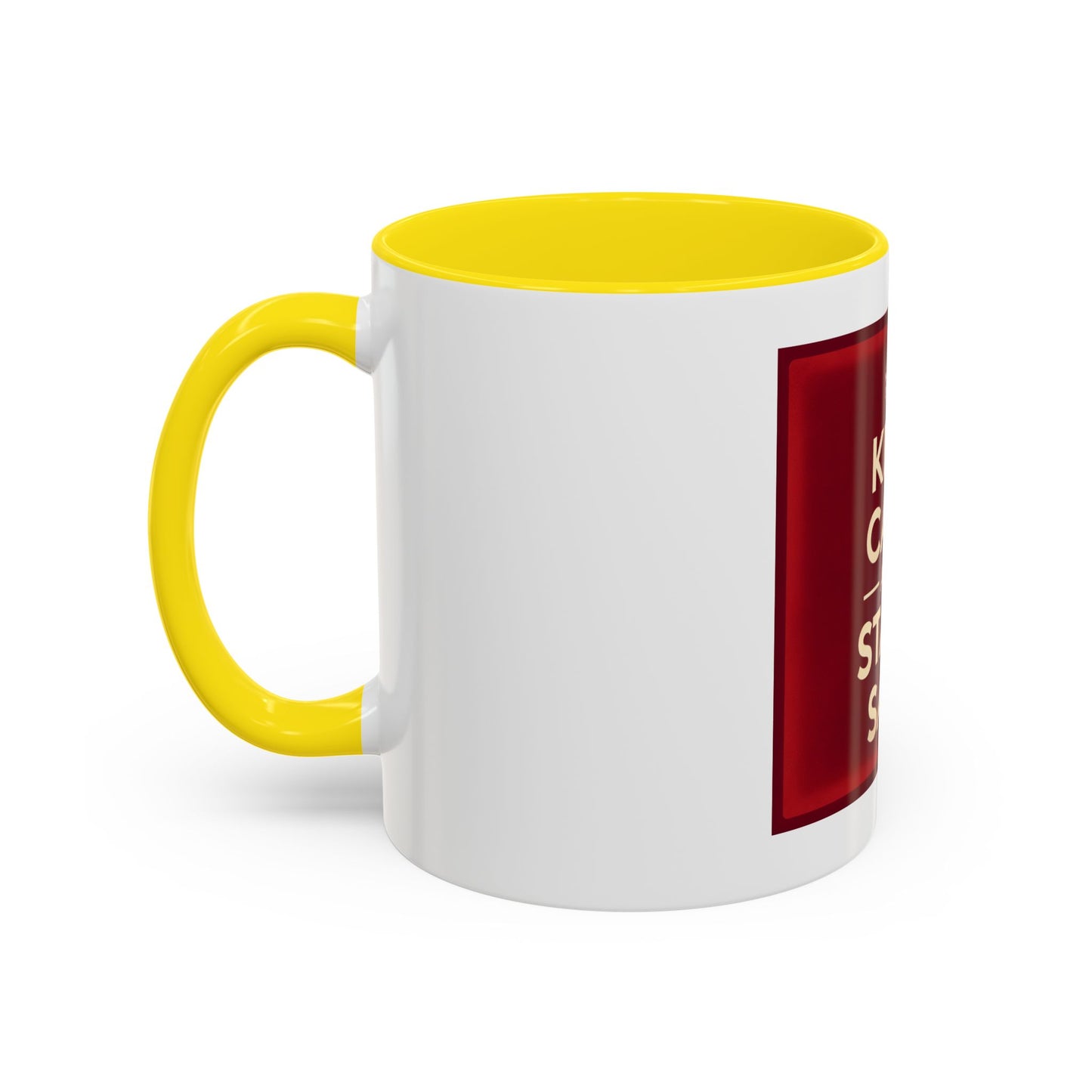 Keep Calm and Stack Sats Ceramic Coffee Mug