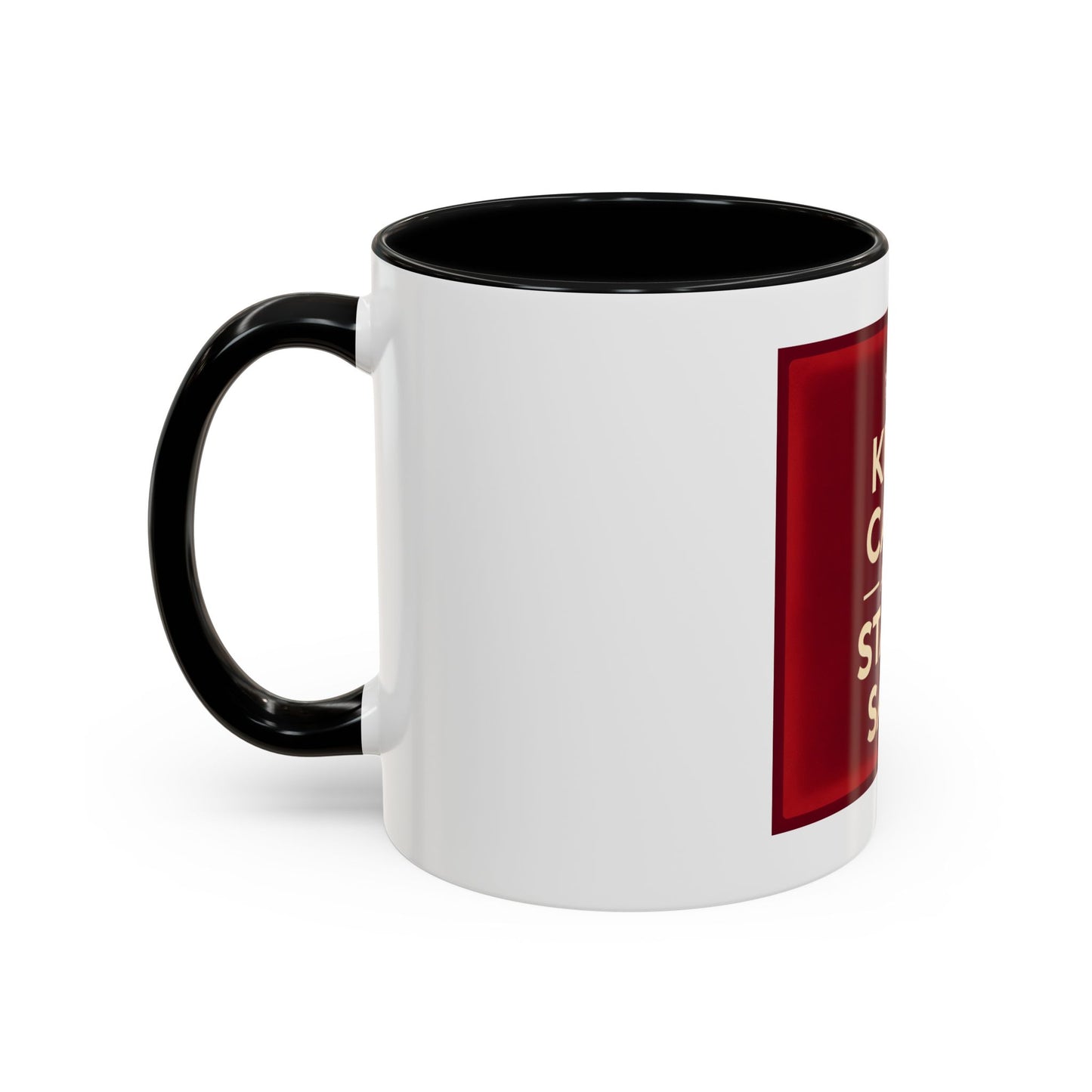 Keep Calm and Stack Sats Ceramic Coffee Mug