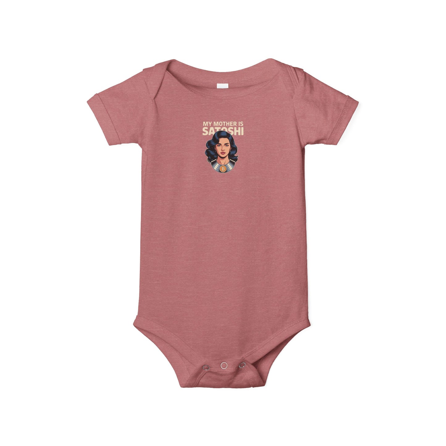 "My Mother is Satoshi" Baby Onesie