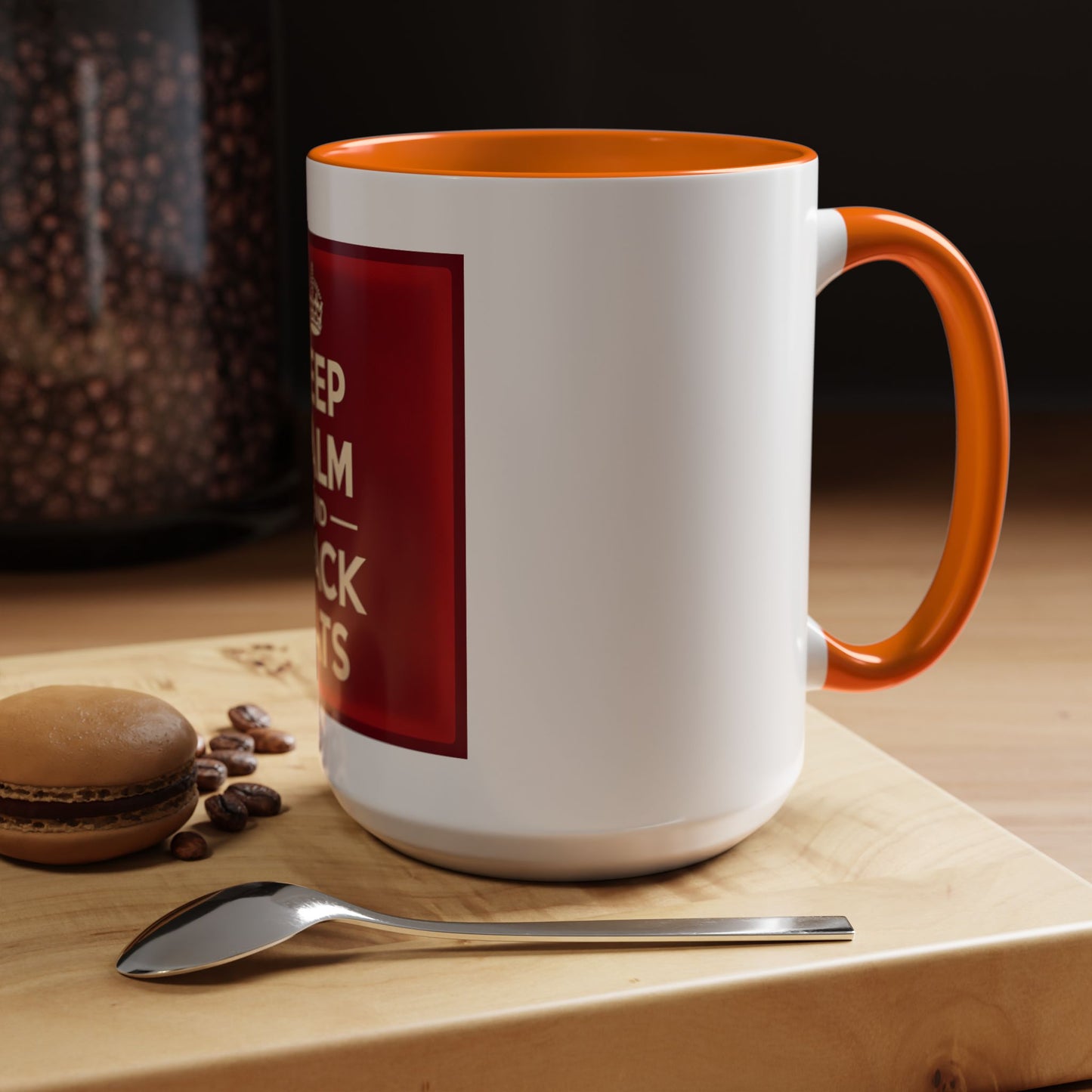 Keep Calm and Stack Sats Ceramic Coffee Mug