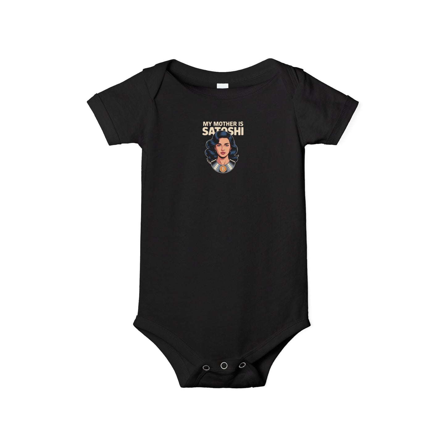 "My Mother is Satoshi" Baby Onesie