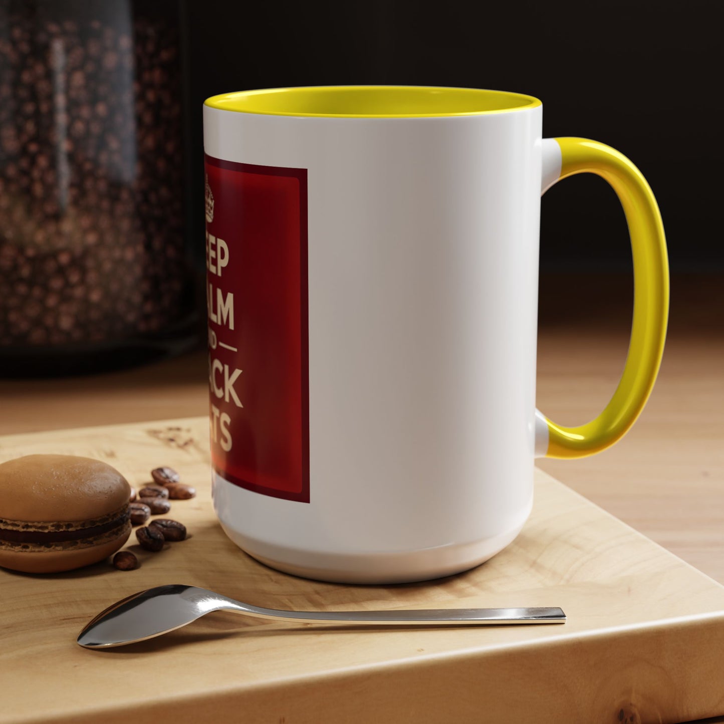 Keep Calm and Stack Sats Ceramic Coffee Mug