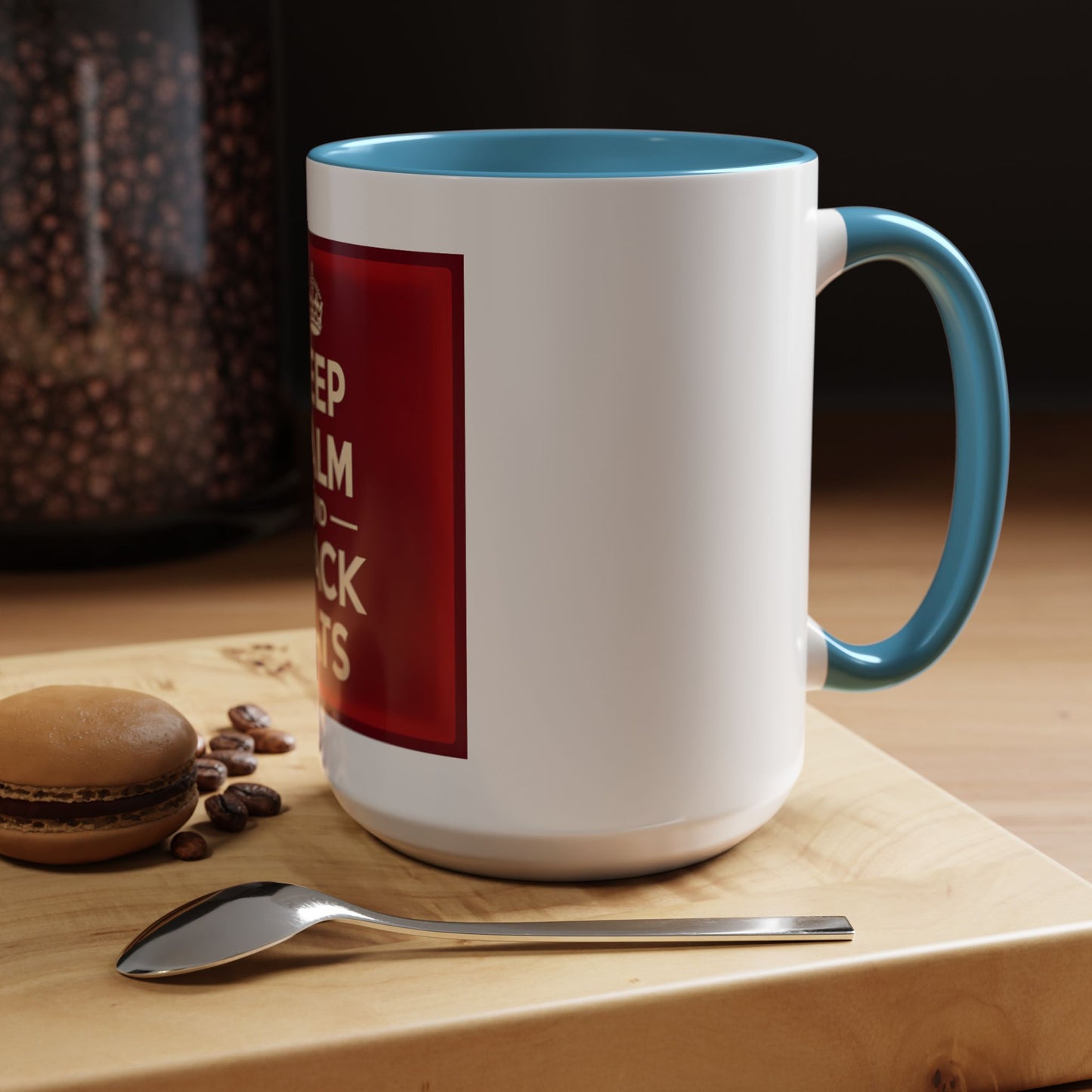 Keep Calm and Stack Sats Ceramic Coffee Mug