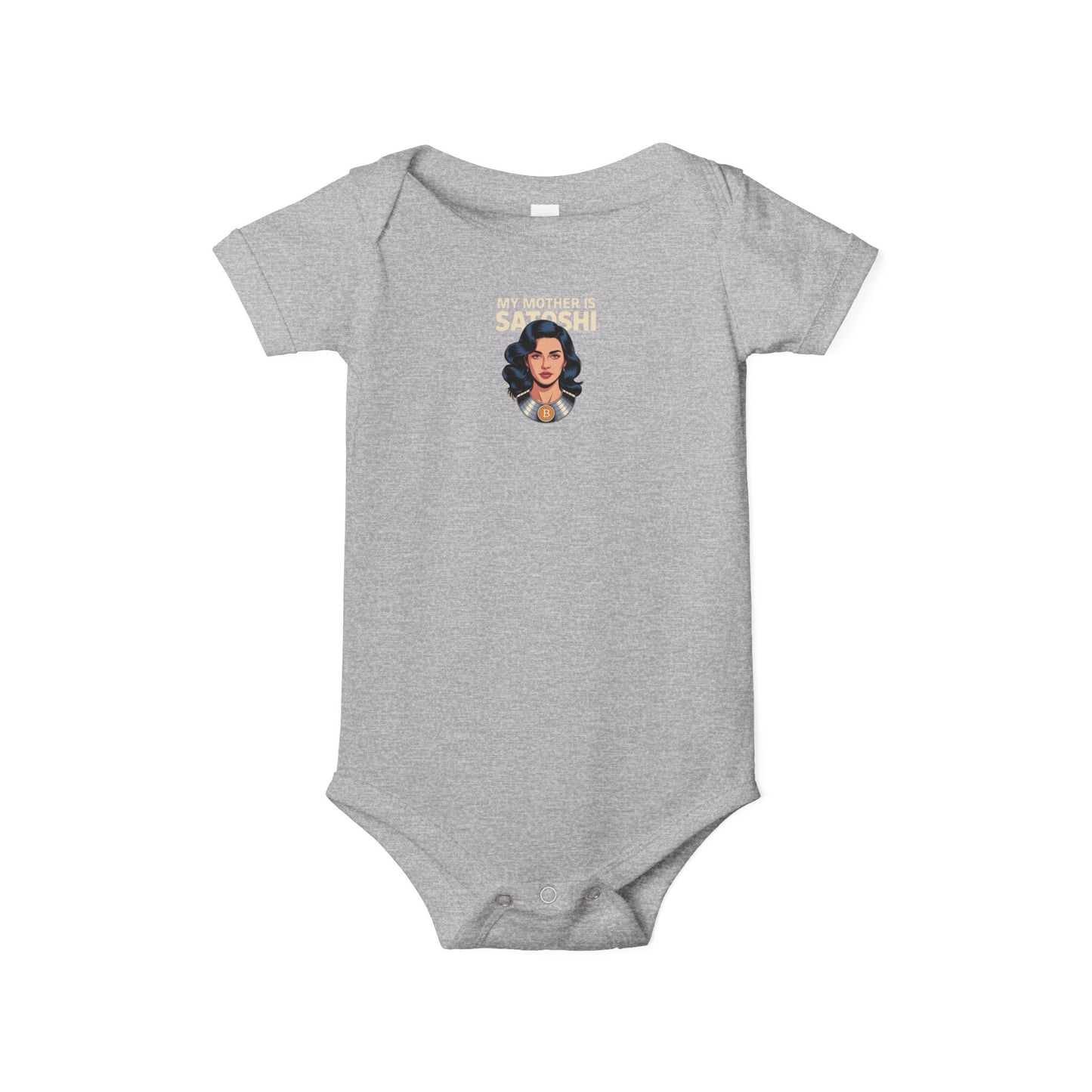 "My Mother is Satoshi" Baby Onesie