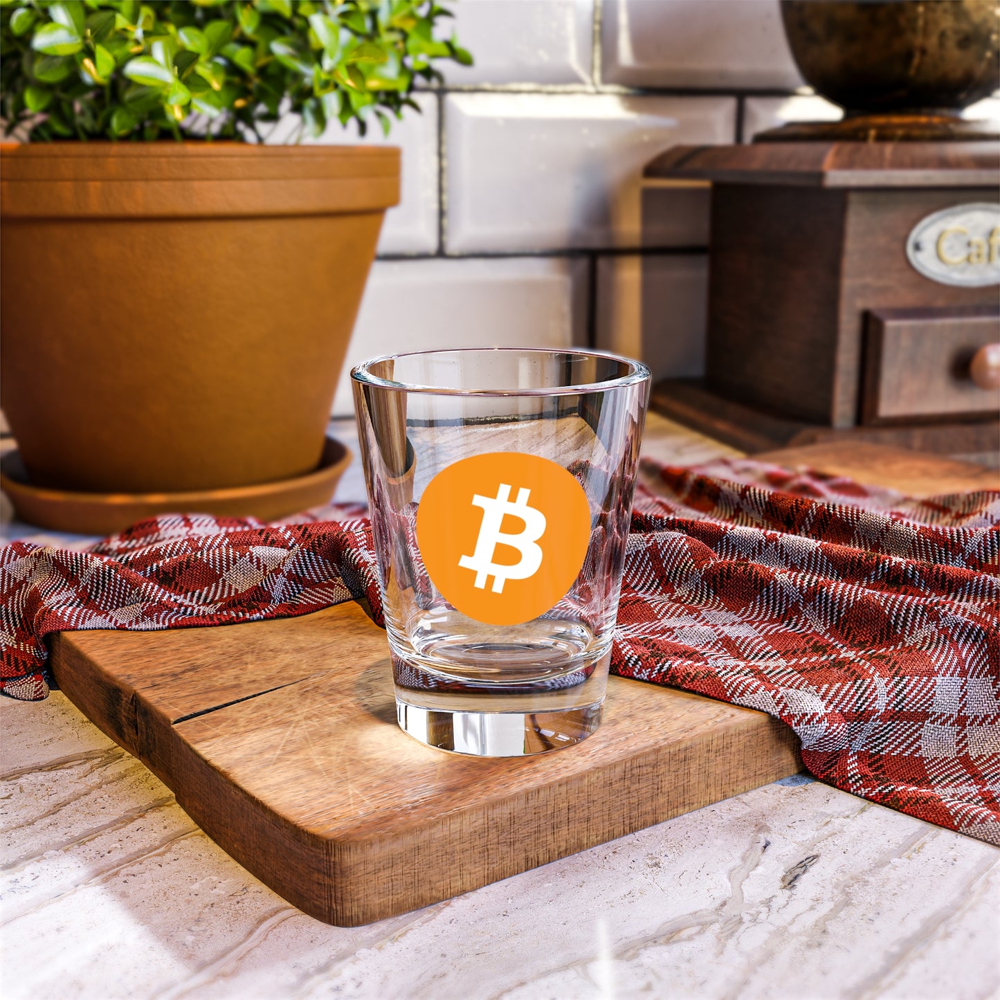 Bitcoin Shot Glass Set