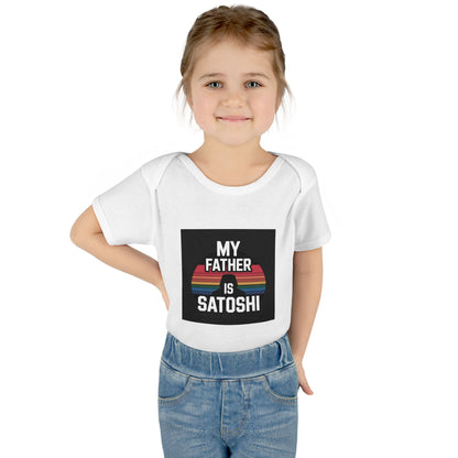 "My Father is Satoshi" Infant Bodysuit