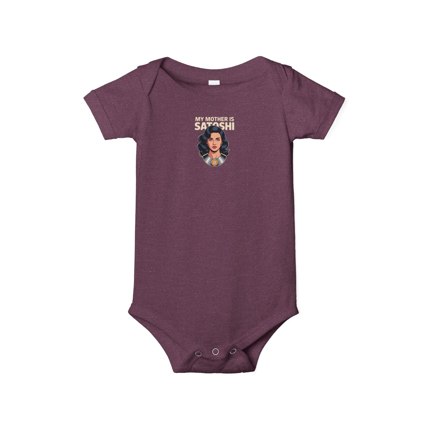 "My Mother is Satoshi" Baby Onesie