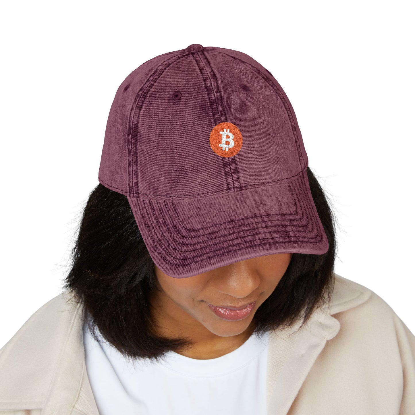 Vintage Bitcoin Cap
