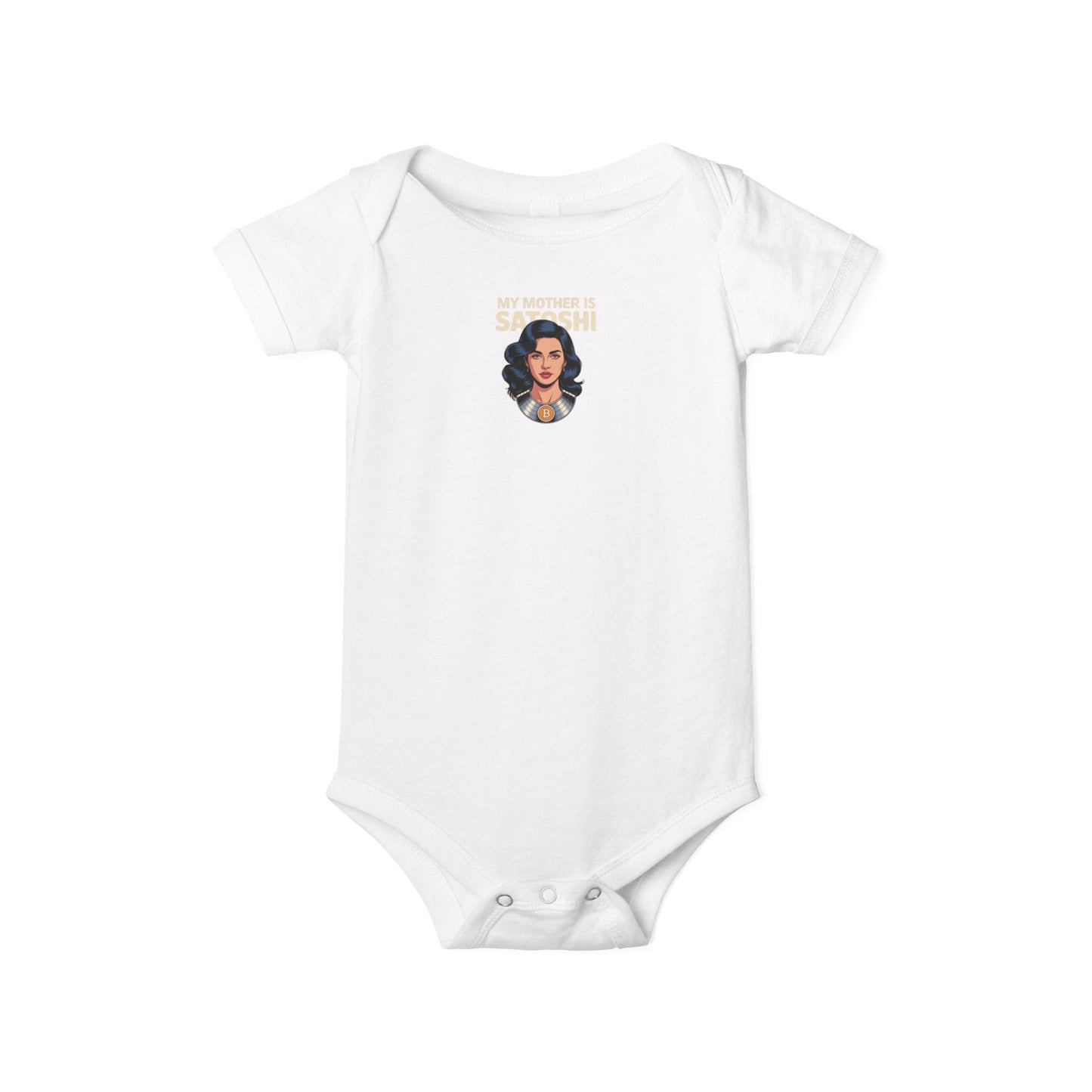 "My Mother is Satoshi" Baby Onesie