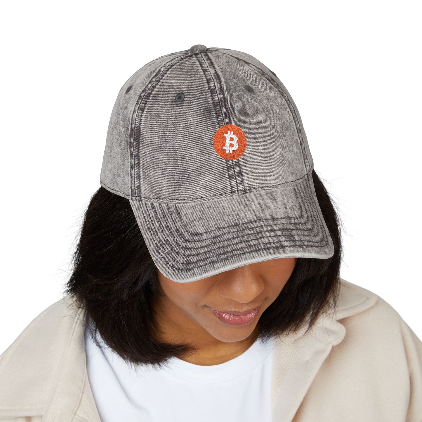 Vintage Bitcoin Cap