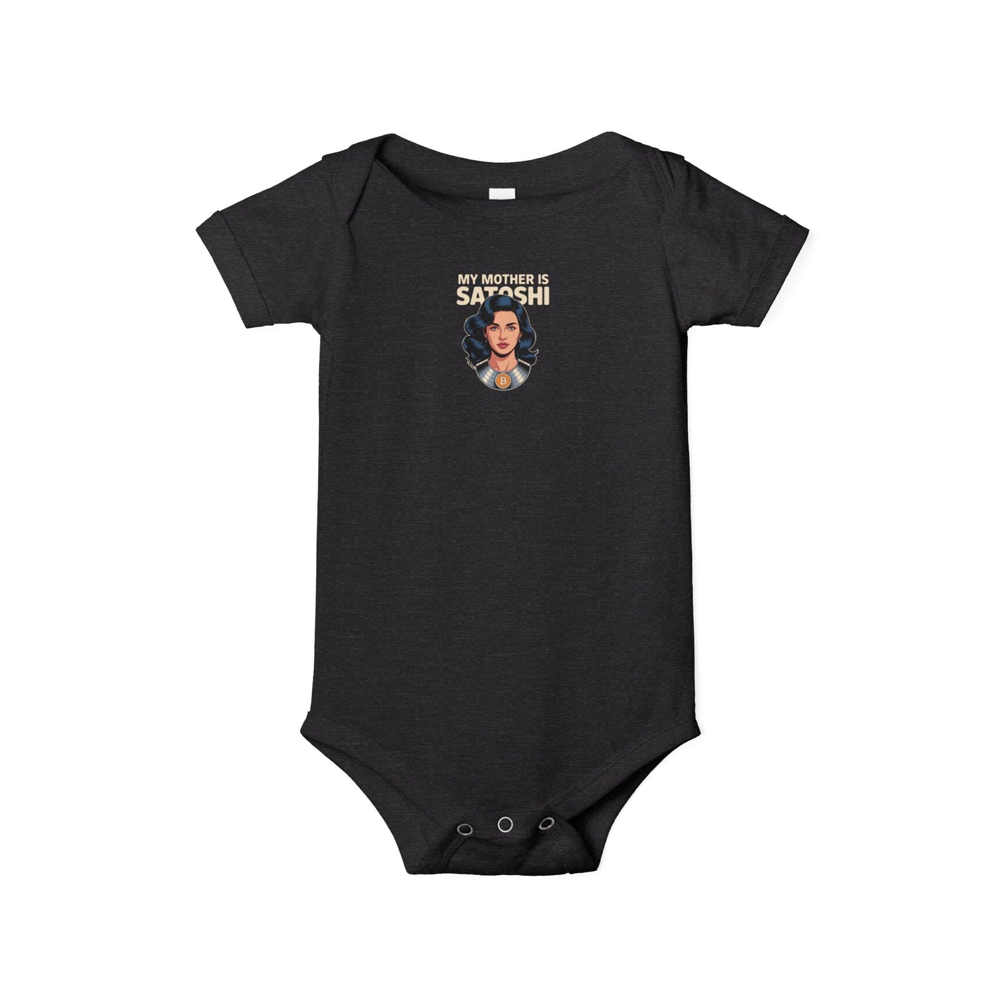 "My Mother is Satoshi" Baby Onesie
