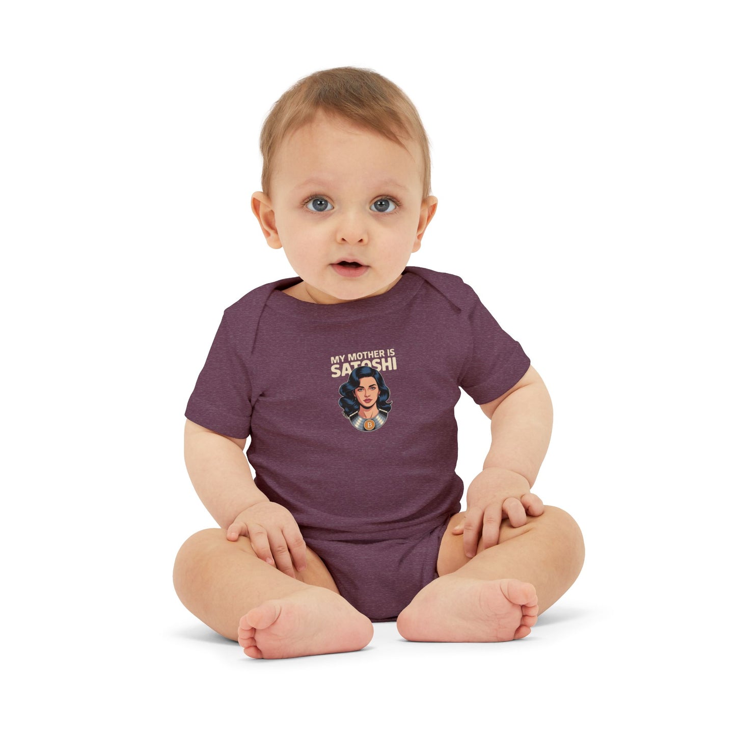 "My Mother is Satoshi" Baby Onesie