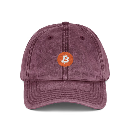 Vintage Bitcoin Cap
