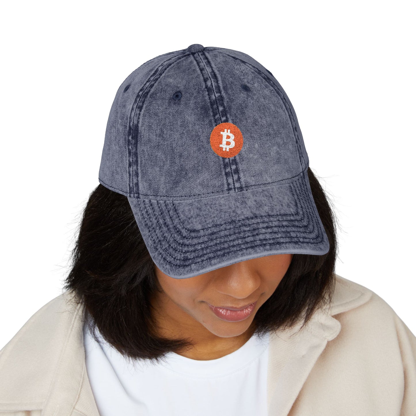 Vintage Bitcoin Cap