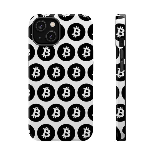 iPhone Black Bitcoin Magnetic Tough Cases