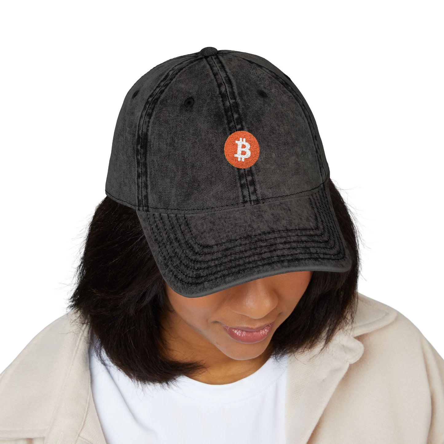 Vintage Bitcoin Cap