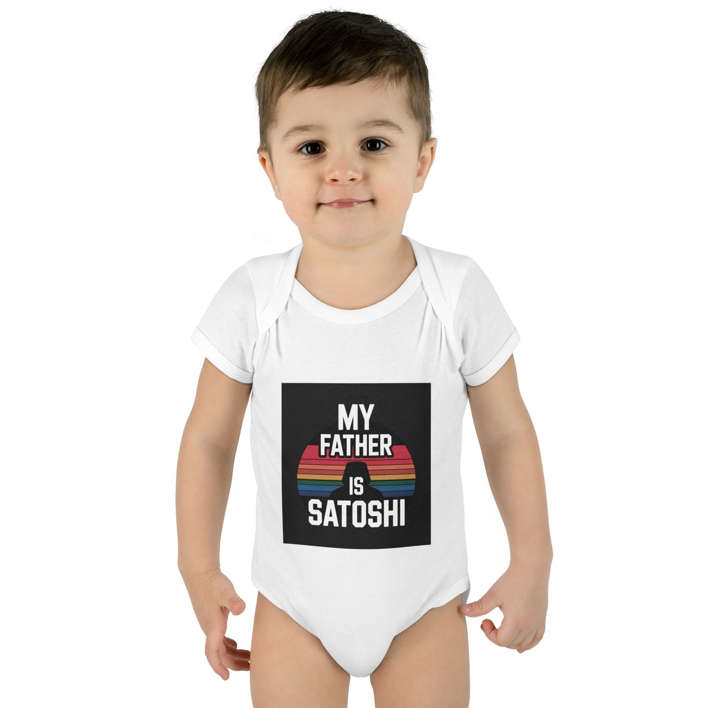 "My Father is Satoshi" Infant Bodysuit