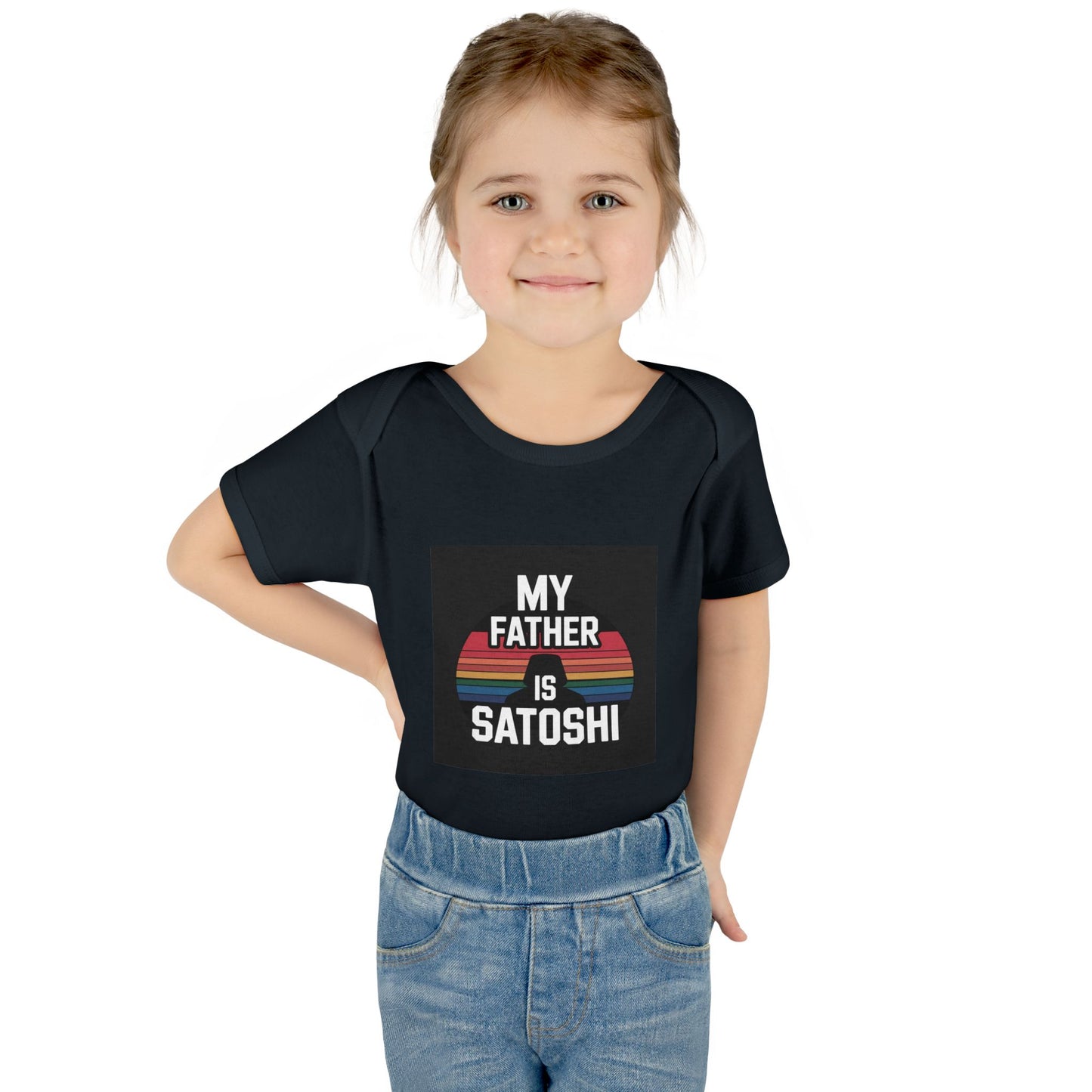 "My Father is Satoshi" Infant Bodysuit