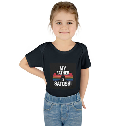 "My Father is Satoshi" Infant Bodysuit